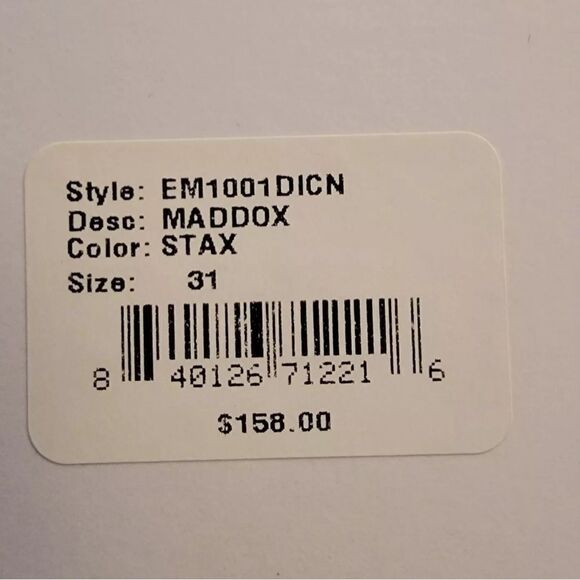 EDWIN Men’s Maddox Slim Fit Jeans in the Size 30X32 in Stax Blue Color - Picture 11 of 12